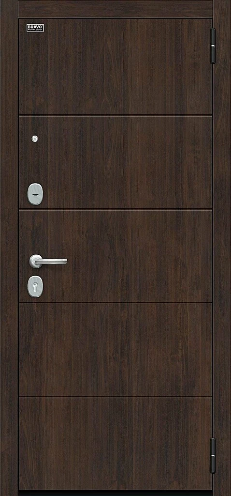 Фото Входная дверь Флэт Kale Almon/Wenge Veralinga BR4592 внешняя сторона