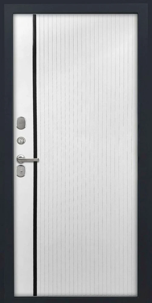 Входная дверь ДвериПРО Термо серебро ФЛП-541 МДФ 10 мм DPRO227774 внутренняя сторона